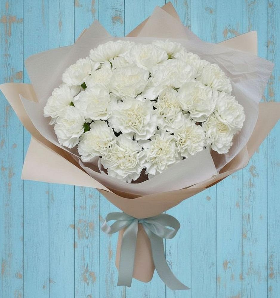 Букет цветов из: Гвоздики в Парковом