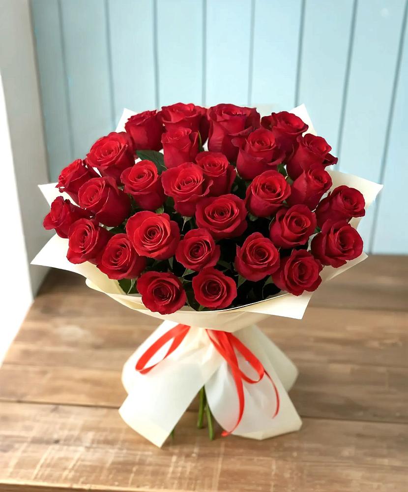 Букет 29 Красных роз в Парковом