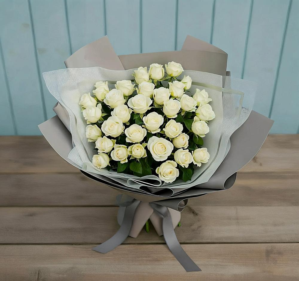 Букет Белоснежная нежность в Парковом