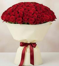 Букет 101 Красная роза Милано #REPLACE_PRED# Парковом