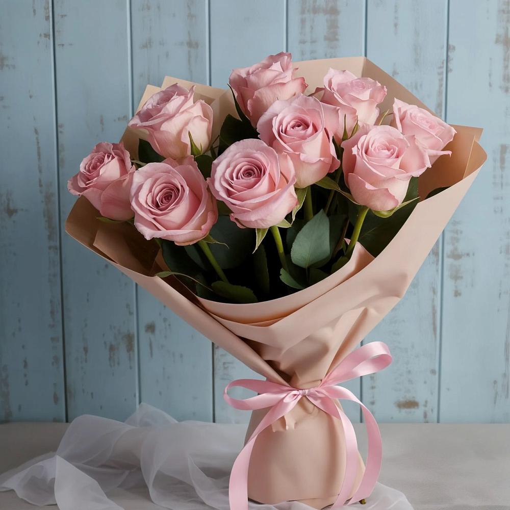 Букет цветов из: Розы в Парковом