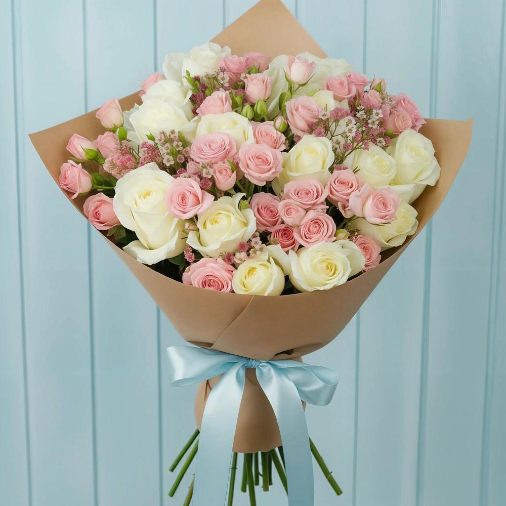 Букет цветов из: Розы в Парковом