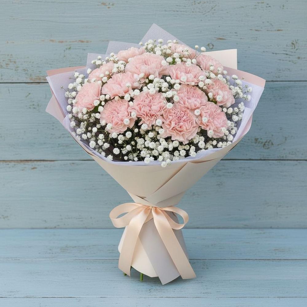 Букет цветов из: Гвоздики в Парковом