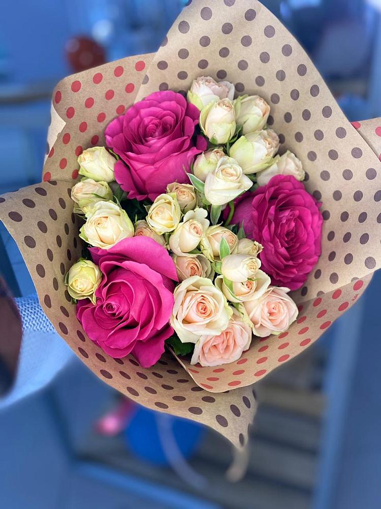 Букет цветов из: Розы в Парковом