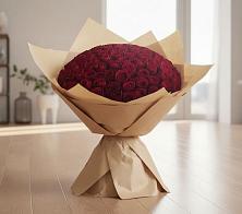 Букет 101 Красная роза в Парковом