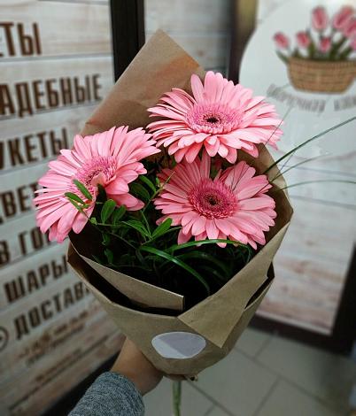 Букет цветов из: Герберы в Парковом