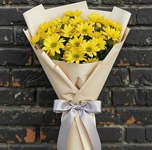 Букет цветов из:  Хризантемы #REPLACE_PRED# Парковом