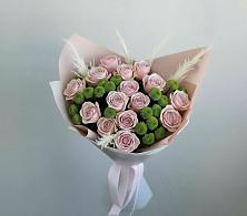 Букет цветов из:  Розы и Хризантемы #REPLACE_PRED# Парковом