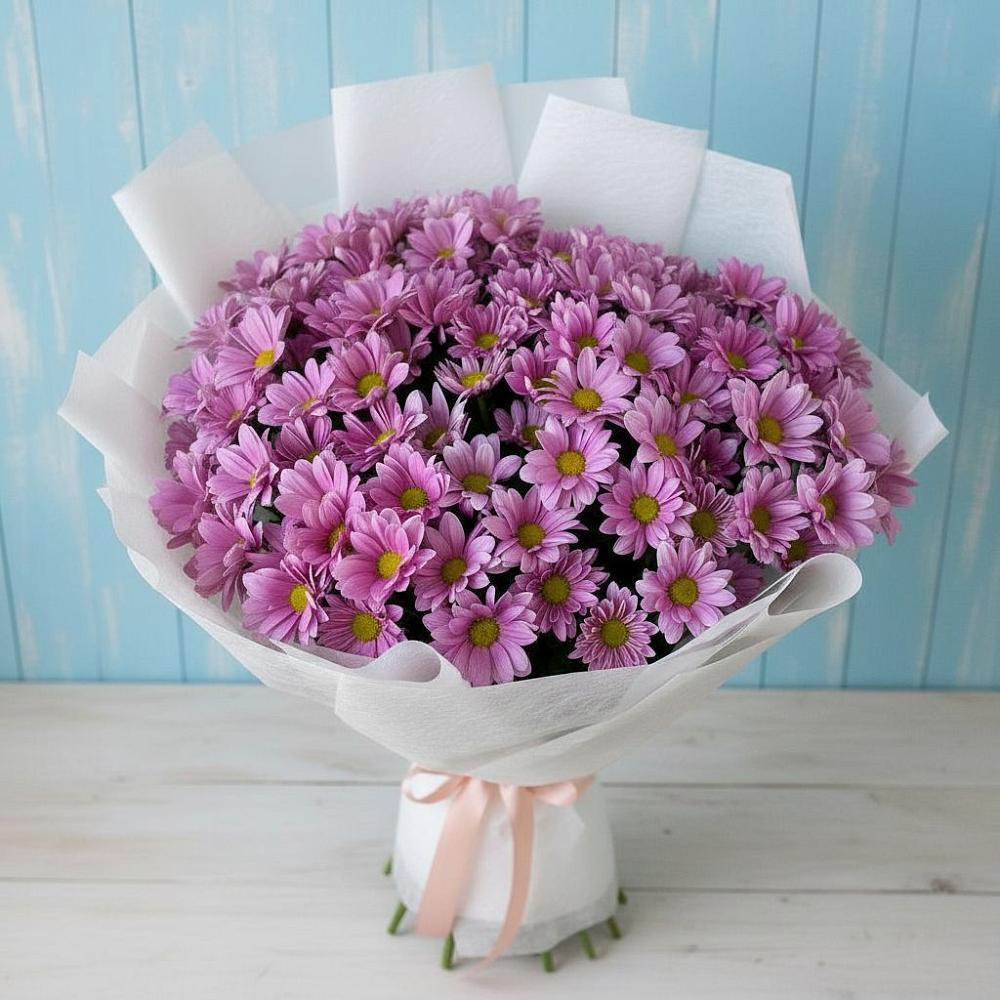 Букет цветов из: Хризантемы в Парковом