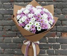 Букет цветов из:  Хризантемы #REPLACE_PRED# Парковом