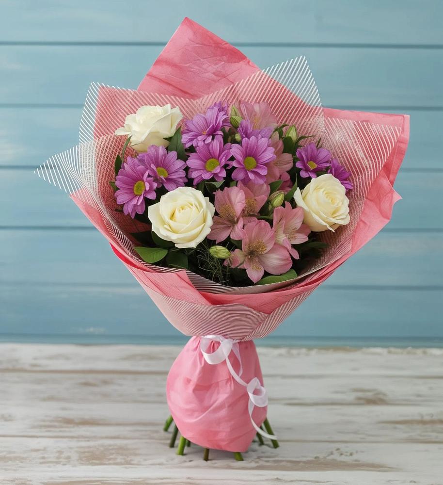 Букет цветов из: Герберы в Парковом