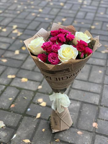 Букет цветов из: Розы в Парковом