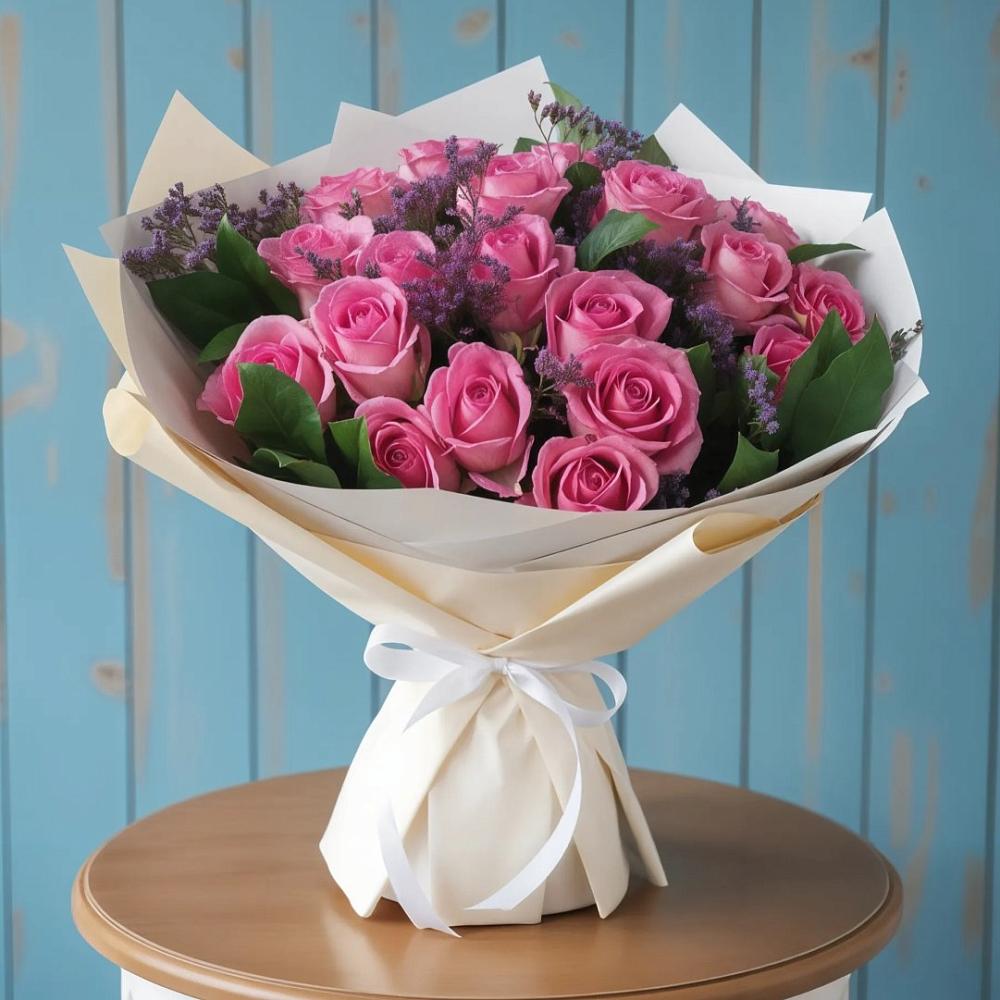 Букет цветов из: Розы в Парковом